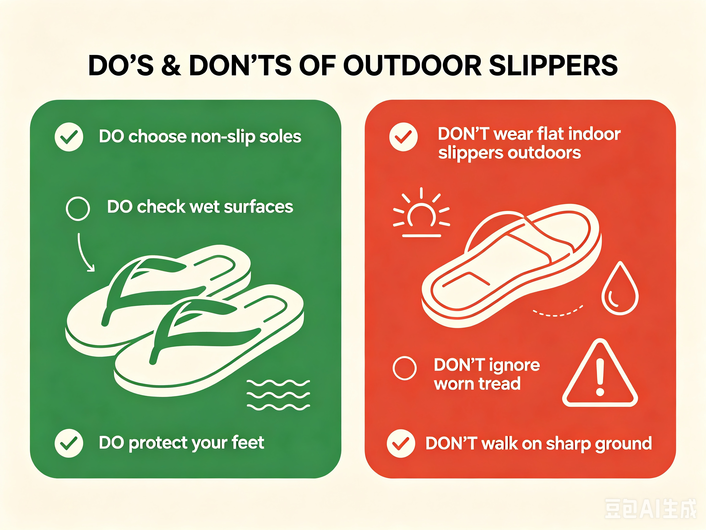 Outdoor Slippers 101: When Can You Wear Slippers Outside & Safety Tips