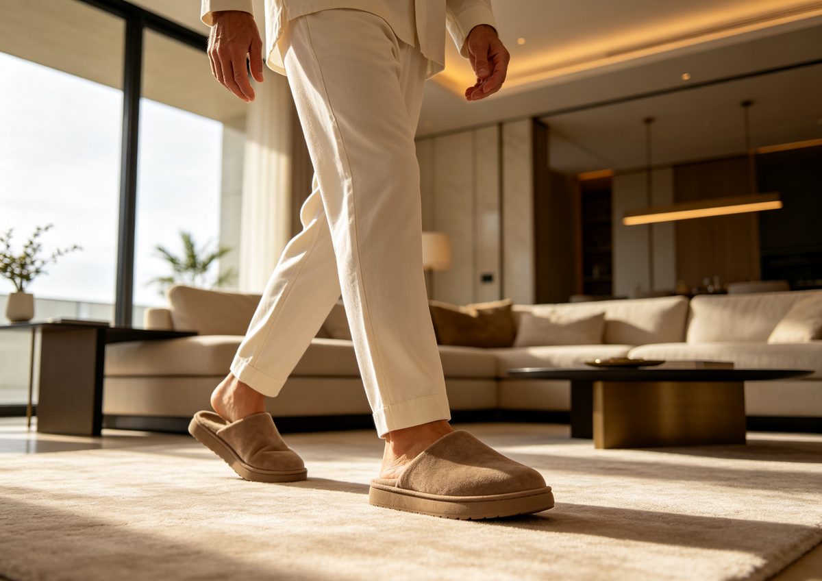 High End Home Slippers: Premium Materials & Luxury Lounge Experience